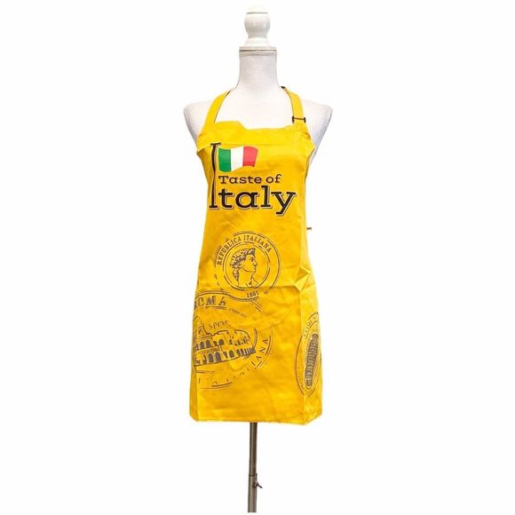 Apron Accessories - NEW! Taste of Italy Apron One Size Fits All Yellow